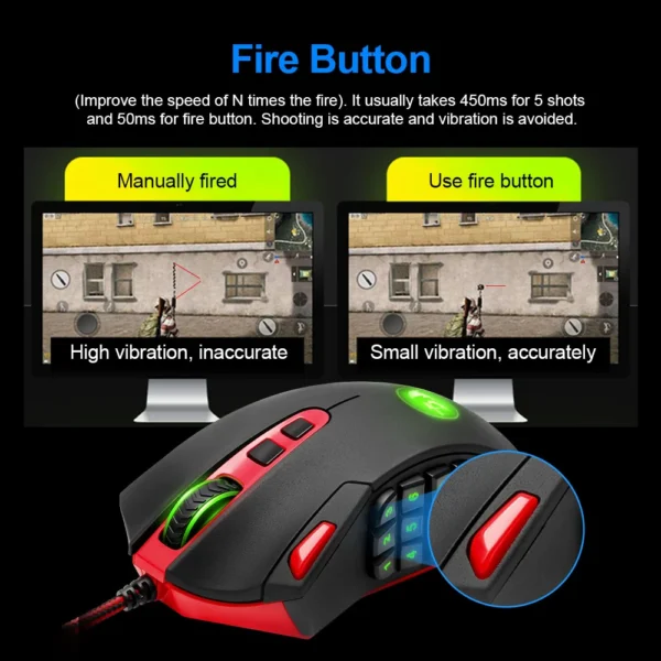 Mouse Redragon M901 Perdition